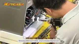 Automatic Induction Brazing of Refrigerator Compressor Copper Tubes | Side Position Welding