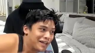Flying cockroach interrupts Livestream