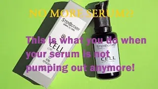 When your CELL ACTIVATOR is almost gone.. How to make your favorite serum work better than before.
