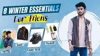 8 Winter Essentials for men in 2024 | Best Essential for men (Winter Fashion)