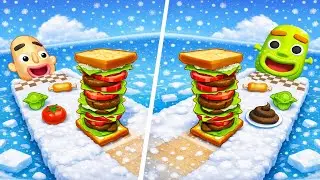 Sandwich Runner 🆚 Stacky Ice Cream Runner🌻🧿🌺🌈Max Levels Walkthrough Android IOS Update Gameplay 2136