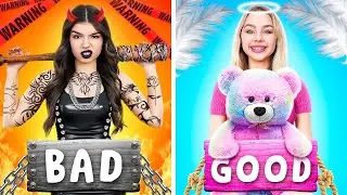 Good Student vs Bad Student | Soft vs E-Sister in One School