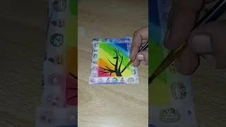 Rainbow Drawing #rainbowdrawing #drawing #easydrawing #satisfying