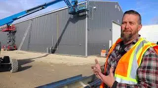 Installing 6 Inch Commercial Gutters for Large Steel Buildings | Keystone Gutter Pro