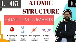 Atomic structure | Class 11 (L5) | Quantum Numbers | Electronic configuration