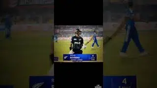 Wicket Wicket This time Rachin Ravindra OUT Hardik Pandya sent him back to pavilion. #INDvNZ