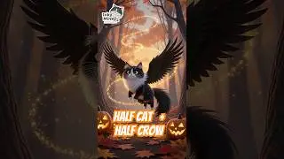 Cat Crashed a Crow Party ✨🐈🖤