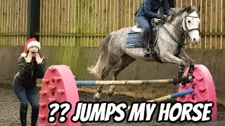 MY FRIEND JUMPS MY HORSE - Equestrian Vlogmas 2024