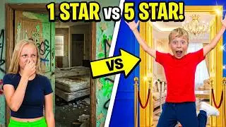 1 STAR HOTEL vs 5 STAR HOTEL in Real Life!