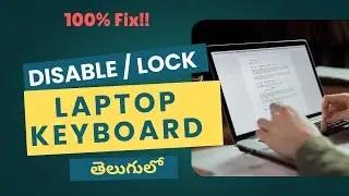 How to Disable or Lock Laptop Keyboard Safely (No Risk | 💯% Fix!!)