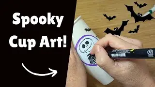 Starbucks Coffee Cup art - Spooky Edition