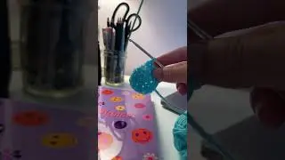 Crochet a stitch marker holder with me 🧶 #crochetlove #crochet #crochethook #crochetting