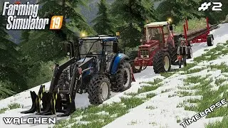 Transporting logs in snow w@ChataModding | Forestry Walchen 2K20 | Farming Simulator 19 | Episode 2