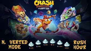 Crash Bandicoot 4 - Ora di punta | Rush Hour - N. Verted Mode Guide (All Gems)