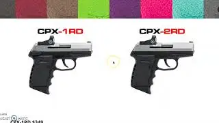 Совершенно новые пистолеты SCCY CPX1RD, CPX2RD с Crimson Trace!