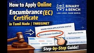 How to Apply Online Encumbrance Certificate (EC) in Tamil Nadu | TNREGINET Step-by-Step Guide