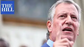 Bill de Blasio holds COVID-19 briefing amidst fight over vaccine mandates in schools