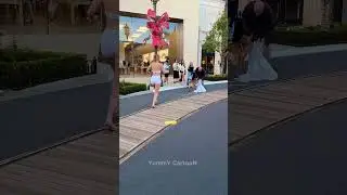 Hilarious Moment Dog Steals Model's Dress During Photoshoot! 😂🐶#shorts