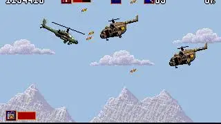 Gunship Mega Drive Genesis Full Playthrough Hard Difficulty Part 3