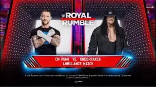 WWE 2K 🎮 Royal Rumble - CM Punk vs. The Undertaker ⚰️