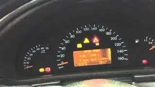 Mercedes w203 сброс сервисного обслуживания масла