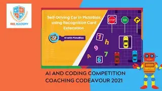 Self Driving Autonomous Car in PictoBlox Using Recognition Card Extension (Codeavour 2021)