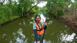 Day-1&2 kerala water touring on stand up paddle board/malapuram to kollam/ long water route Kerala