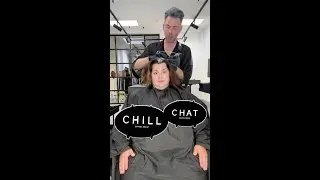 chat & chill genervt beim Friseur