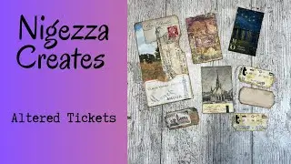 Altered Tickets From My Trip To France