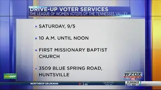 Drive-up voter services