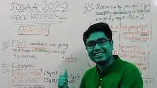 JOSAA MOCK ROUND 2 ANALYSIS || CUTOFFs INCREASE AS COMPARED TO  MOCK ROUND 1 || DUAL DEGREE OPTIONS