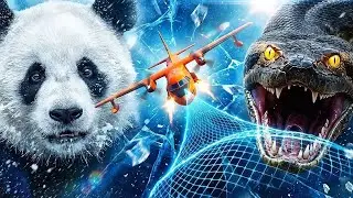 Giant Anaconda Attacks Panda | Rescue Hero Team Save Panda From Snake |  Snake Vs Snake 