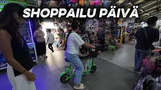 Shoppaillaan ympäri Bangokkia. Iso vintage kauppakeskus 🤗