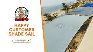 Happy Customer Shade Sail - HIPPO