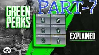 Which one is the best Green Perk In CODM? How is it work. #callofdutymobile