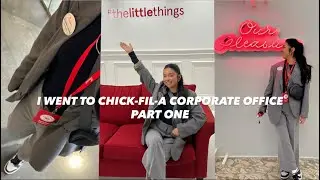 VLOG: come with me to Chick-fil-A Corporate Office! PART 1 🤍