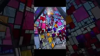 1000+ Pieces of Recycled Plexiglass 🤩 #art #artworld #artinstallations