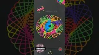 INSANE SPIROGRAPH ART!! Triangle or Circle&nbsp;??? 🤔😲#spirograph #shortsfeed #shorts