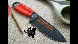 How to paracord wrap an Izula Handle (or other neck knife)