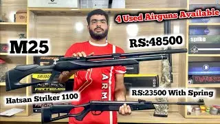 Used Airguns Snowpeak M25,Gamo Shadow 1000,Hatsan Striker Edge 1100 And Alpha HPP900W AirHunter PK