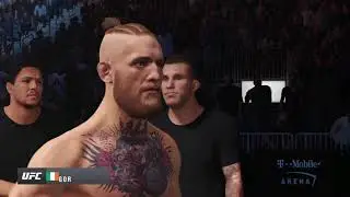 Young Conor Mcgregor vs Bruce Lee UFC 4 Simulation (AI)