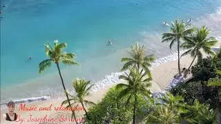Free download no copyright relaxing piano music l nature, beach background video l sleep spa music