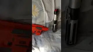 my star wars collection e11 blaster pistol light saber