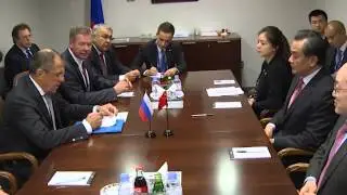 Sergey Lavrov and Wang Yi | С.В.Лавров и Ван И