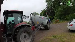 Dairy Farmer Mark Collins With a Timble GFX 350 Lite