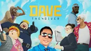 게임 스트리머 하한선 갱신. 데이브 더 다이버. DAVE THE DIVER. 초밥 서빙? 잠수 해양 공포 호러 스릴러 힐링 스팀 게임