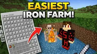 Minecraft Iron Farm 😱 | How to make Super Easy & Fully Working Iron Farm in MCPE 🔥