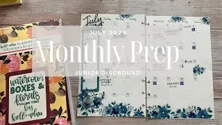 Plan With Me | July Monthly Spread | Junior Discbound