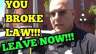 SECURITY BREAKS LAW!!! (FORCED TO LEAVE!!!) First Amendment Audit (OFFICER FAIL)