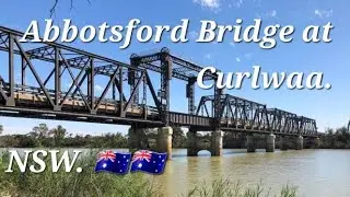 Abbotsford Bridge at Curlwaa.. NSW Border with Victoria 🇦🇺🇦🇺